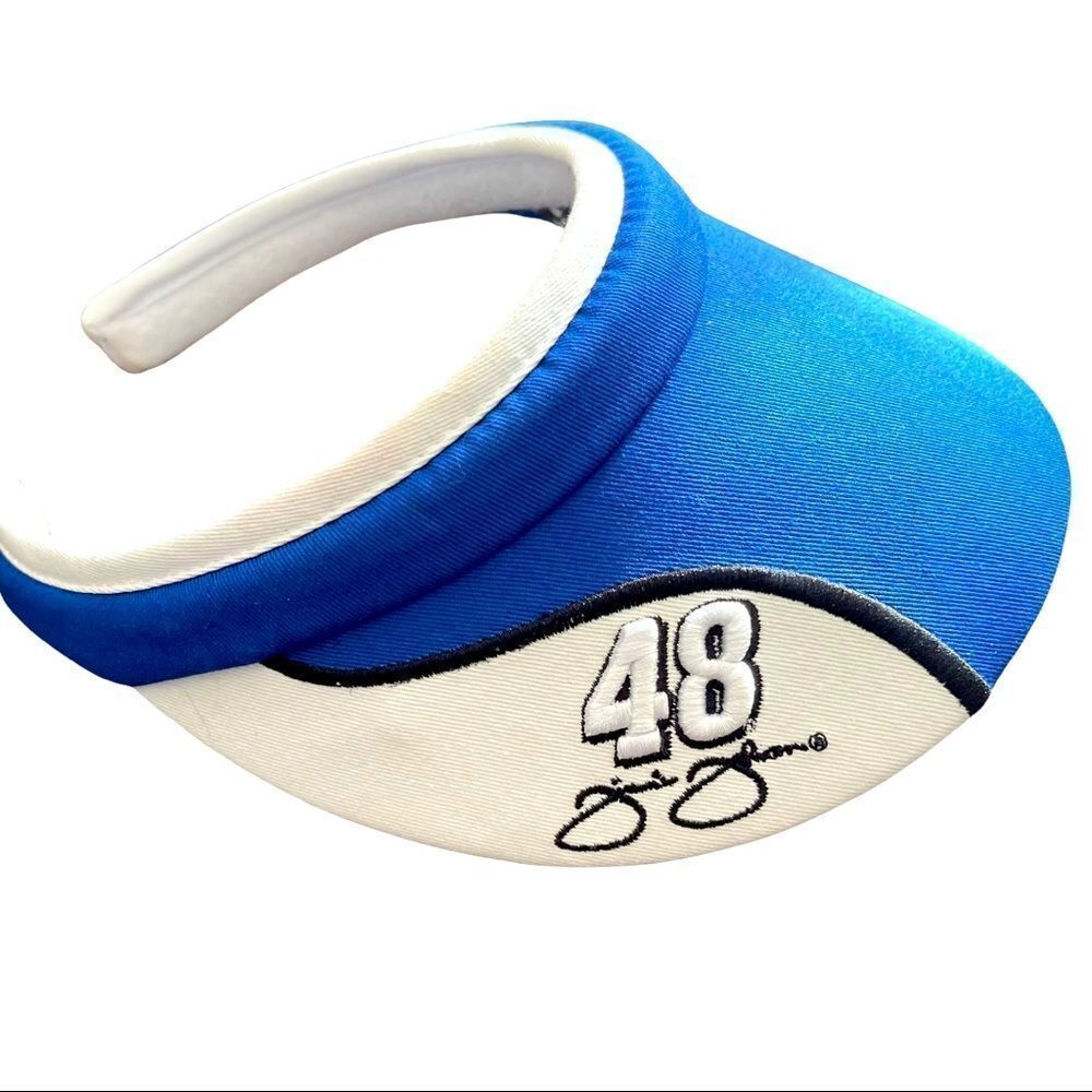 NASCAR Chase Authentic 48 Jimmie Johnson Signature Embroidered Sunvisor Hat